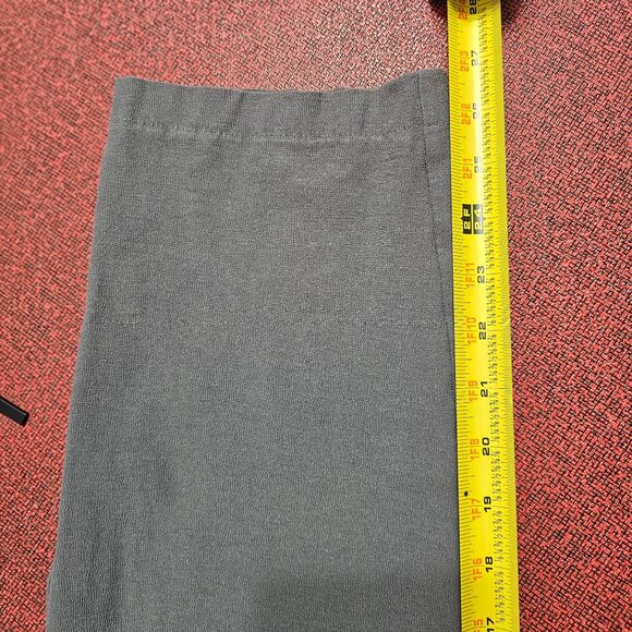 Eileen Fisher Grey Pull On Pants 1X Stretch Straight Ankle Office Minimalist - Picture 7 of 7